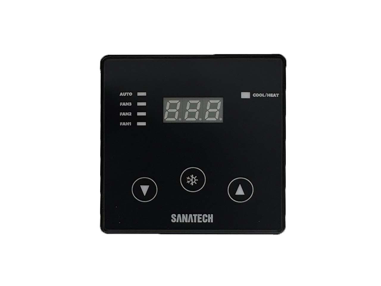 کلید ترموستات لمسی با رویه شیشه ساناتک