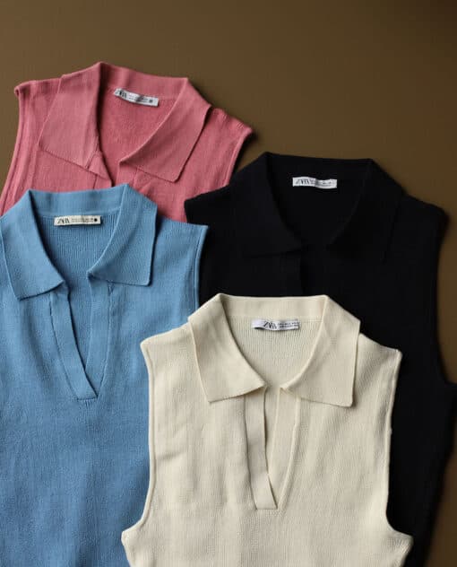 تاپ یقه دار C.71212 MARKA_zara