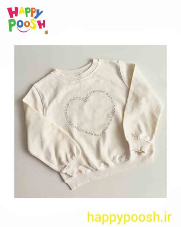 دورس سفید طرح قلب داخل کرک