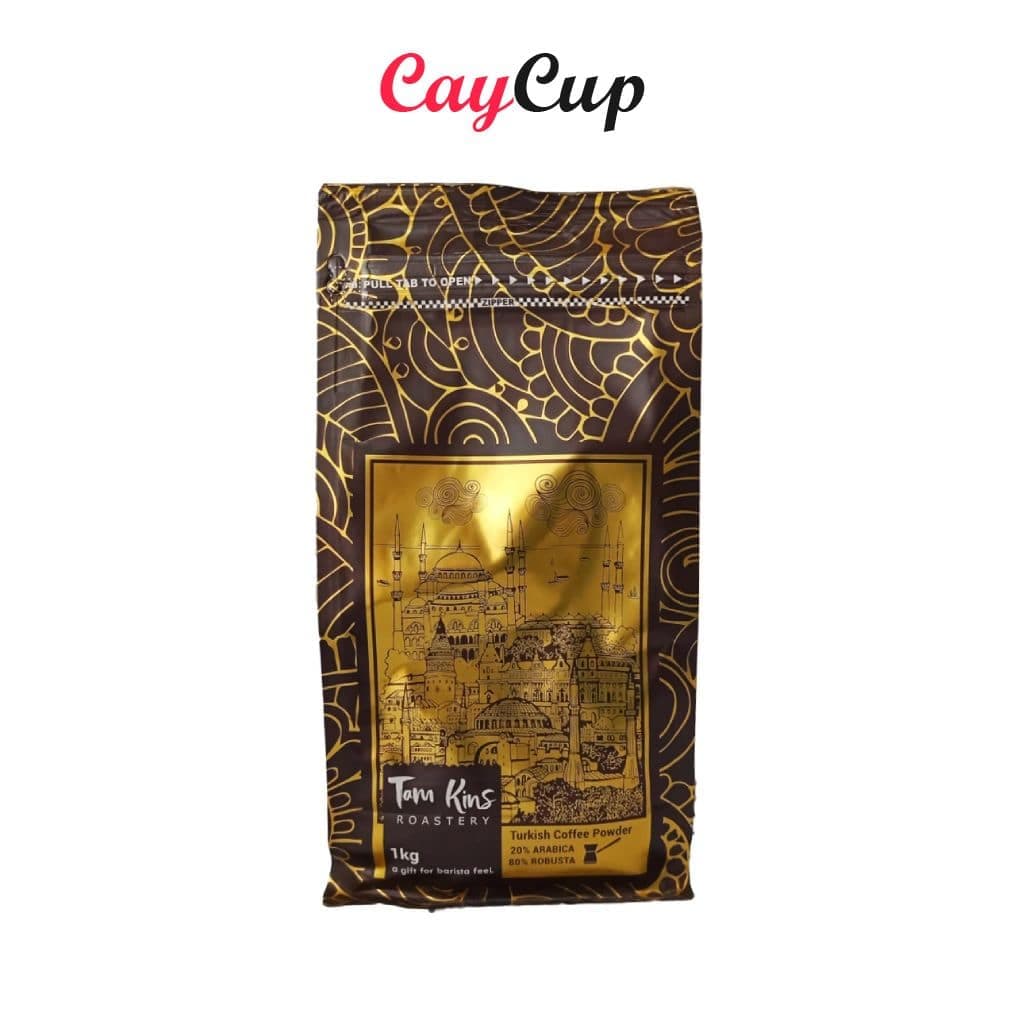 خرید قهوه ترک لایت تام کینز ۱ کیلویی | پودر آسیاب ریز با طعمی ملایم، مناسب برای قهوه ترک سنتی