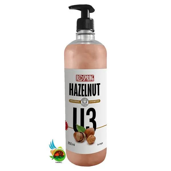 شامپو روزانه مخصوص سگ رد اسپرینگ مناسب انواع مو با رایحه فندق (مدل U3) Redspring hazelnut shampoo وزن ۸۵۰ گرم