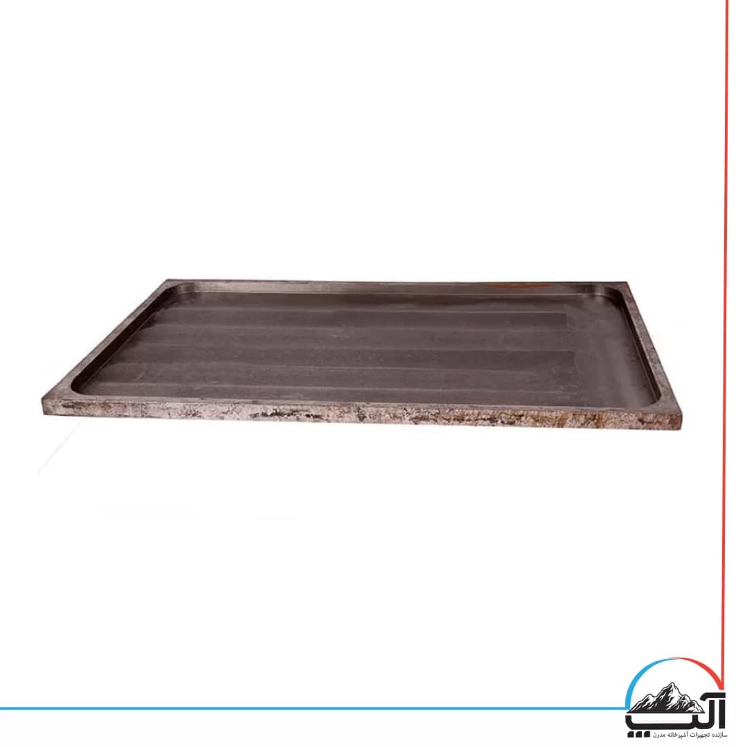 سینی چدنی استیک روغنی سایز 80*40