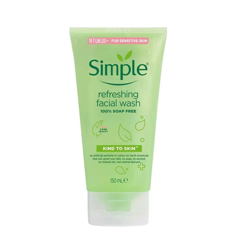 ژل شست و شوی صورت مدل Refreshing سیمپلِ 150 میل