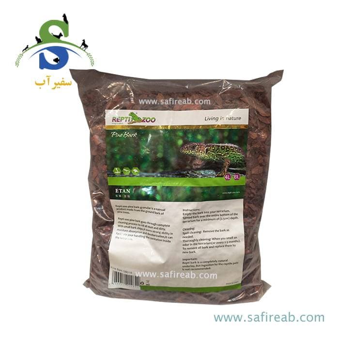 بستر تراریوم پوست درخت کاج رپتی زوو