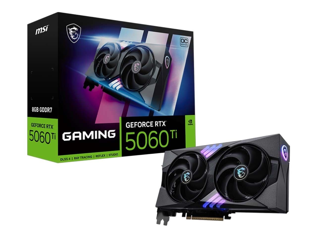 کارت گرافیک ام اس آی مدل GeForce RTX 5060 Ti 8G GAMING OC