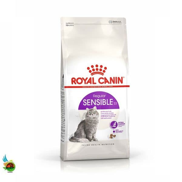 غذای خشک گربه بالغ سنسیبل رویال کنین Royal canin sensible وزن ۱ کیلوگرم ( فله ای )