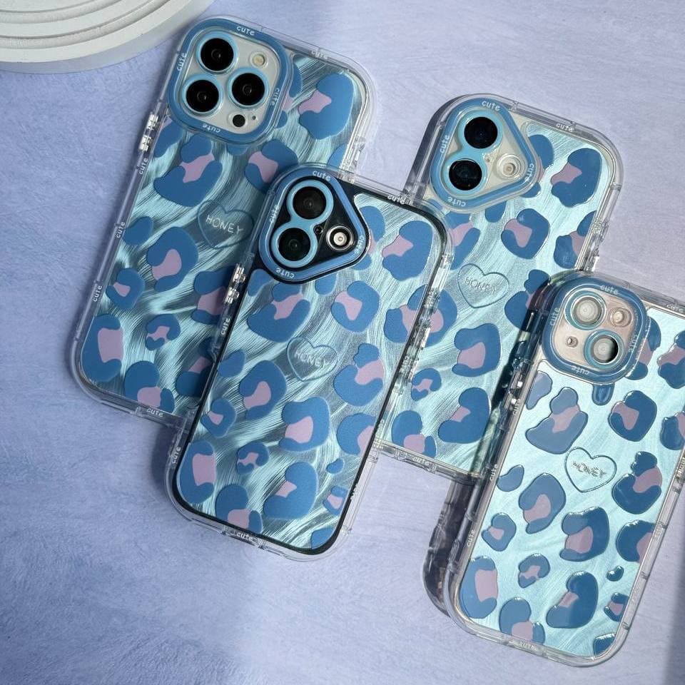 قاب پلنگی پاستیلی آبی