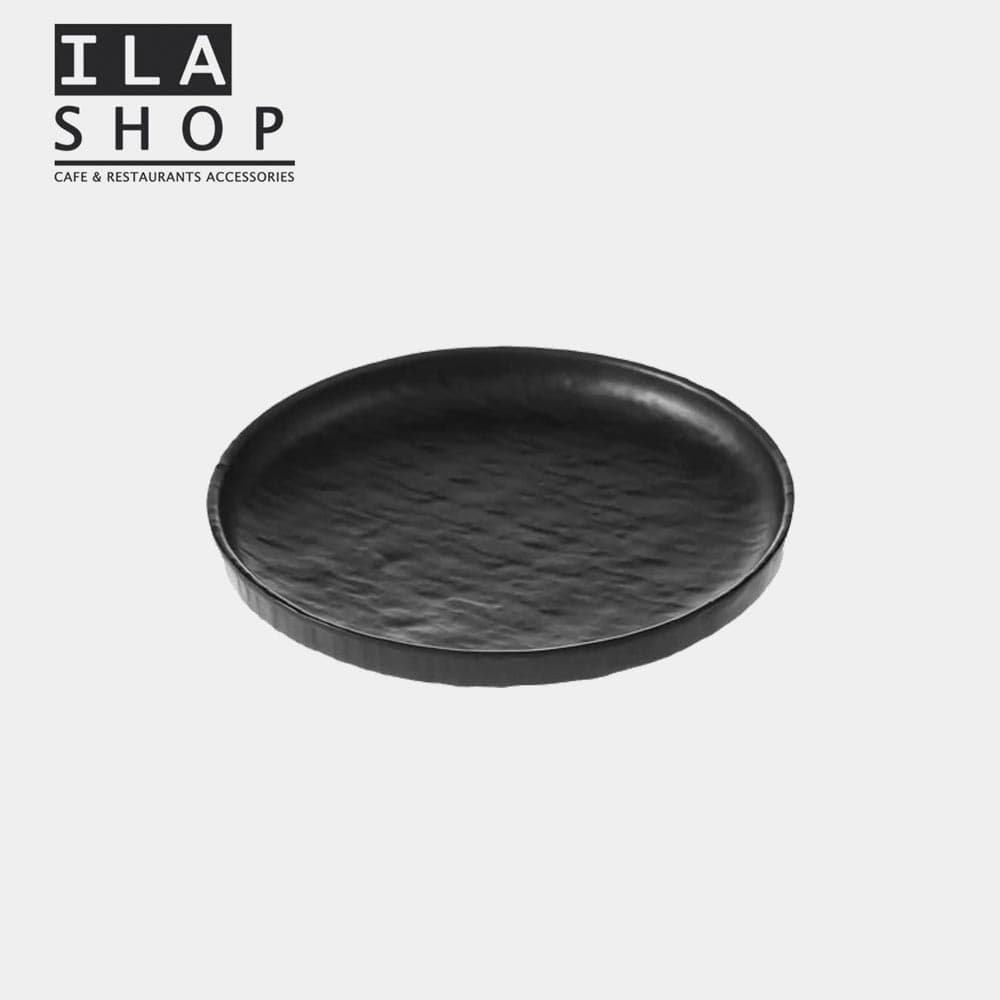 پیش دستی ملامین ۲۰ سانت مشکی یک عددی ایلا