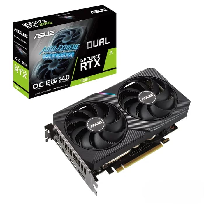 کارت گرافیک ایسوس RTX 3060 12GB OC Edition Dual