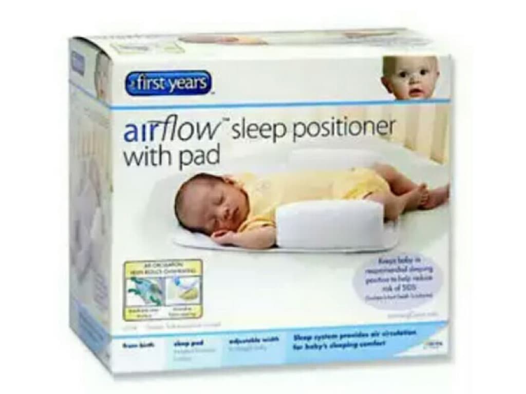 تشک غلت گیر نوزادی آنتی رفلاکس به همراه پد ضربه گیر فرست یرز FIRST YEARS