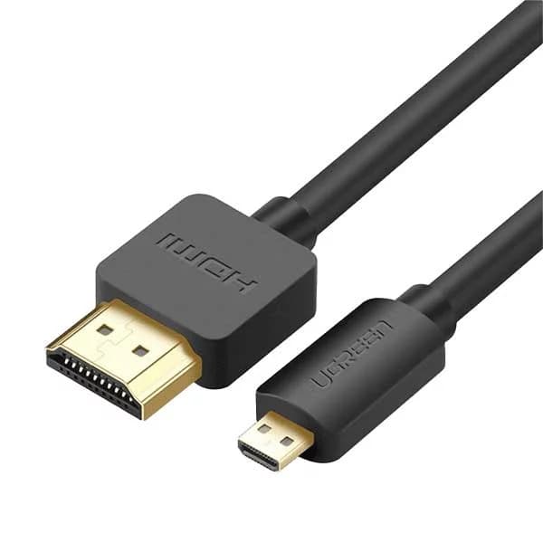 کابل میکرو HDMI به HDMI یوگرین مدل HD127 کد 30104 طول 3 متر