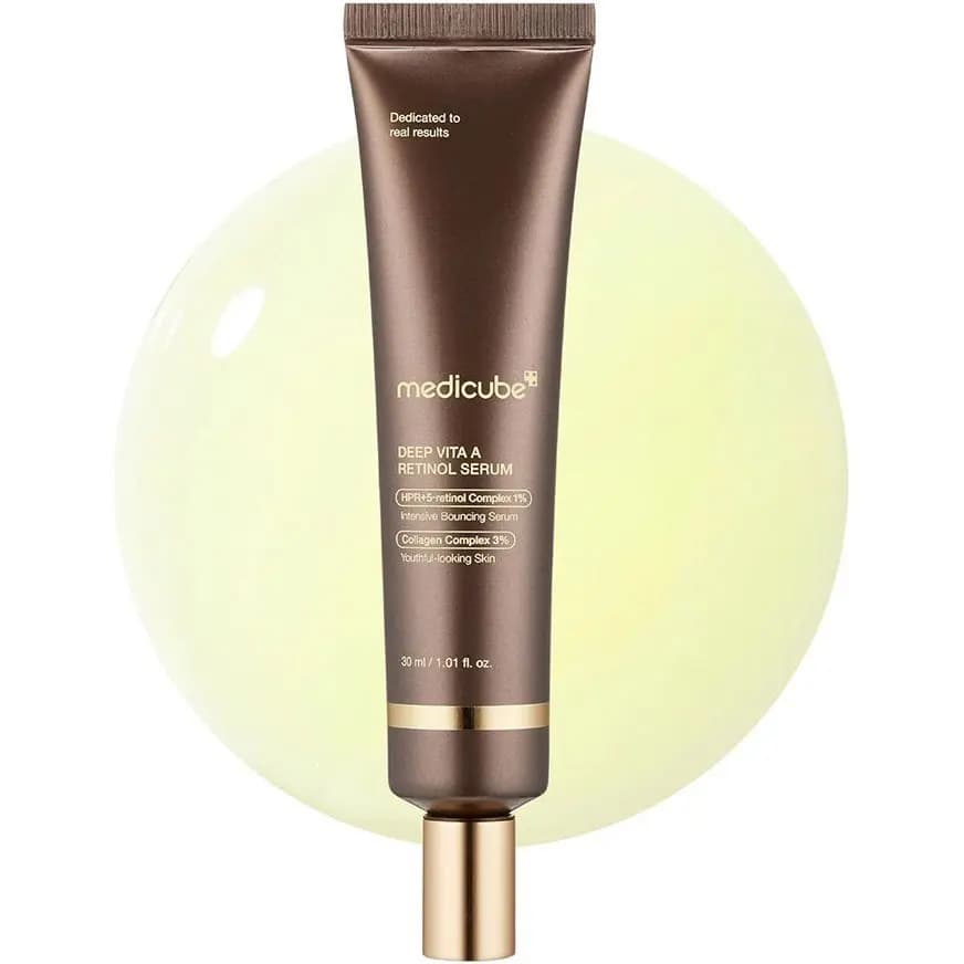 خرید سرم رتینول مدیکیوب جوانساز و ضد چین و چروک مدل Deep Vita A حجم 30 میل قیمت ارزان