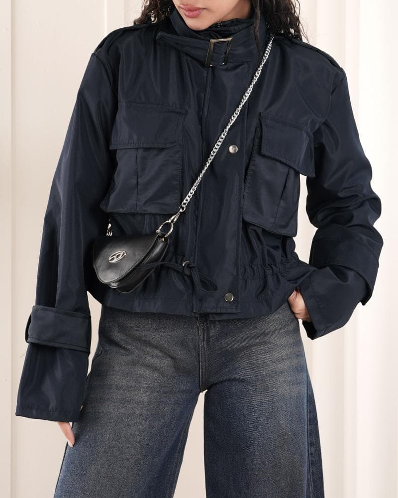 ترنچ کت یقه ایستاده ترانه کد 25924