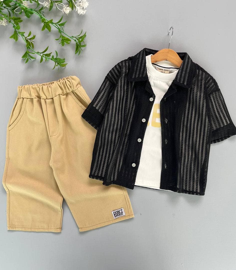 سه تیکه پیراهن مراکشی و تیشرت و شلوار