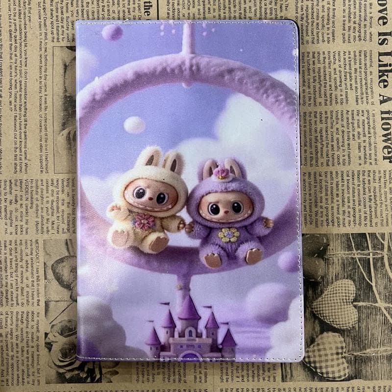 کیف طرح دار تبلت Tab A9+ (2023) 11 inch SM-X215 طرح لبوبو Labubu