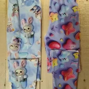 شلوار مخمل سه بعدی دخترانه