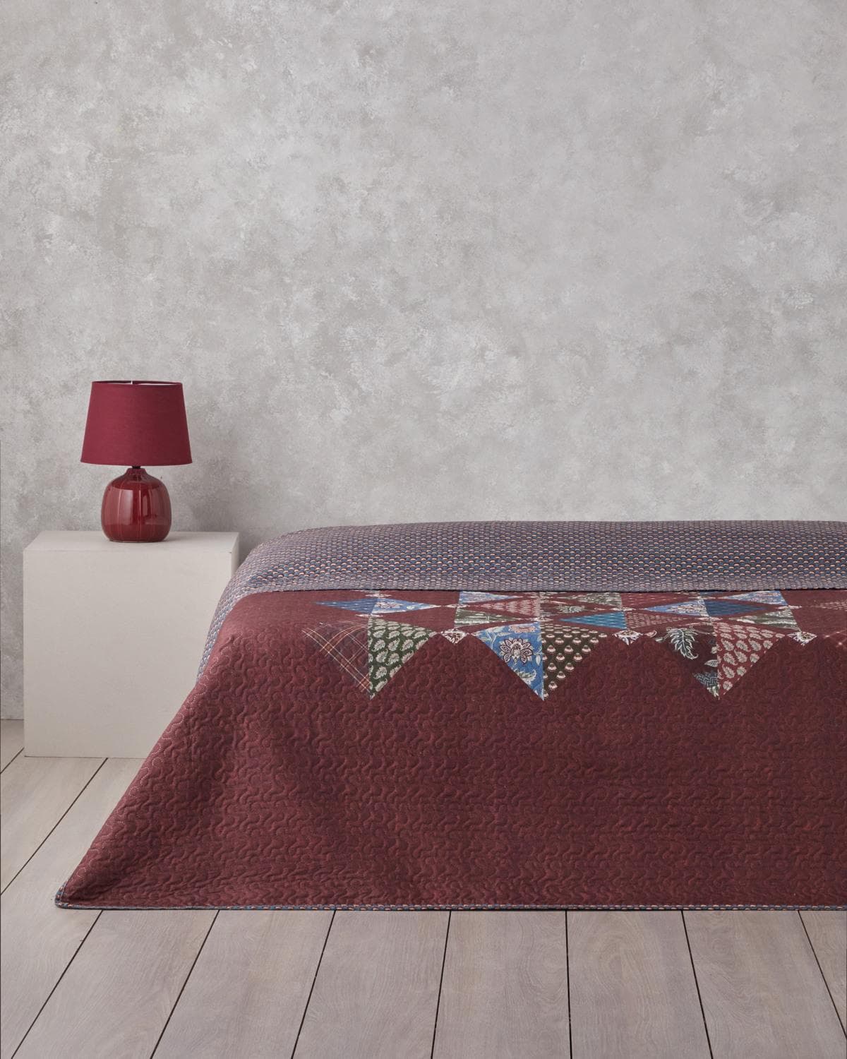 روتختی انگلیش هوم طرح Diamond دونفره ۱ تکه