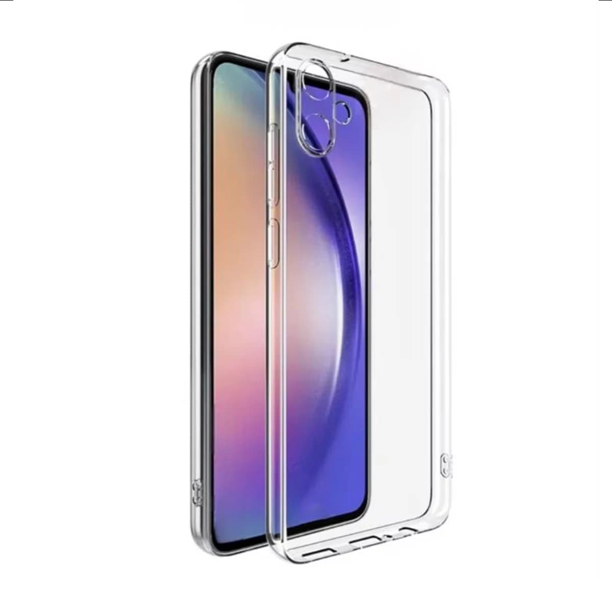 کاور گوشی سامسونگ Galaxy A06 زیفرند مدل ژله ای محافظ لنز دار