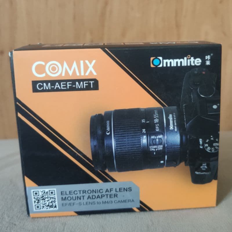 تبدیل لنزهای کانن EF به دوربین های میکروچهارسوم برند Commlite