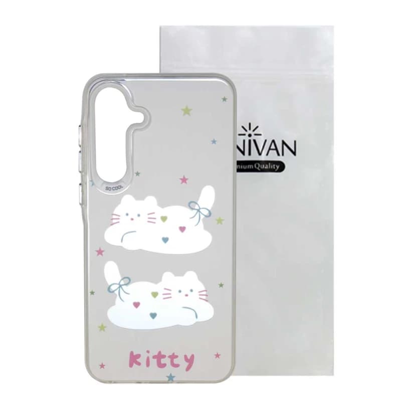 کاور گوشی سامسونگ Galaxy A55 سانیوان مدل فانتزی طرح گربه