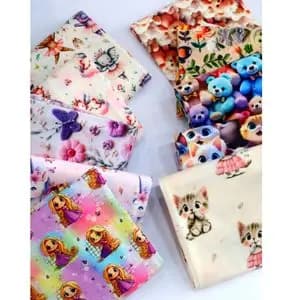 پارچه تریکو لاکرا طرحدار درجه یک.