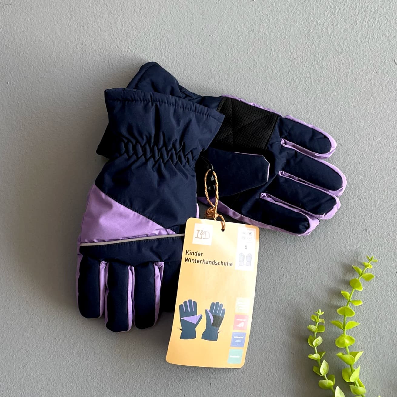 دستکش اسکی بچگانه برند L&D