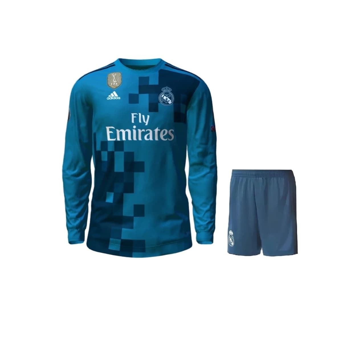 لباس آستین بلند سوم رئال مادرید2018-پیراهن و شورت