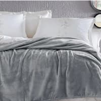 پتو یک نفره نرم یاتاش اولنا طوسی روشن