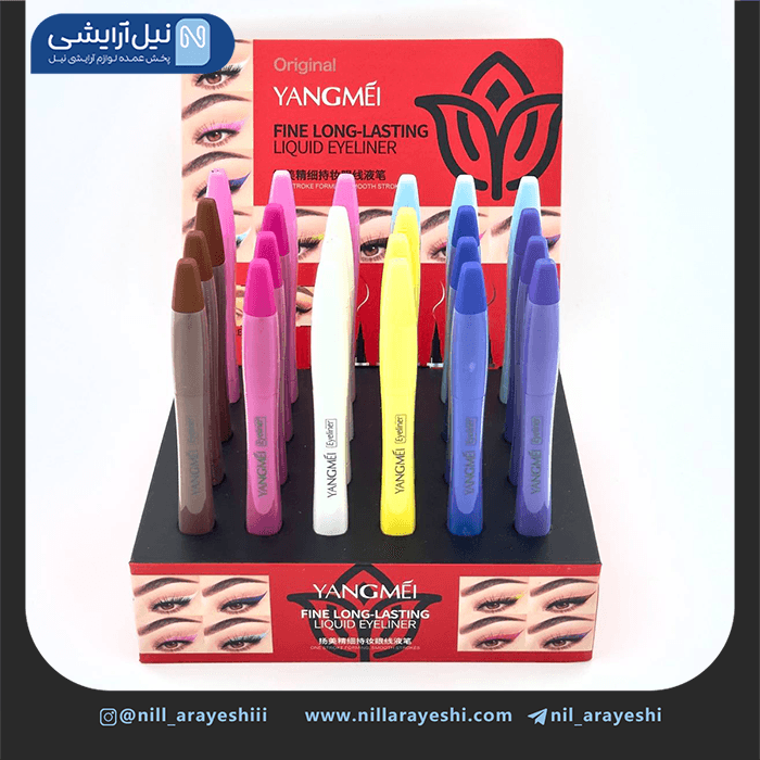 خط چشم رنگی ماژیکی قلمی یانگمی کد ym4786