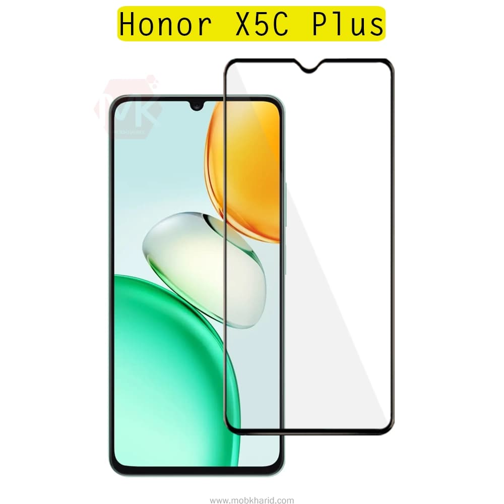 محافظ صفحه شیشه ای Full Tempered Glass | Honor X5C Plus