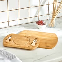 تخته برش و سرو دو عددی بامبو کاراجا Lily