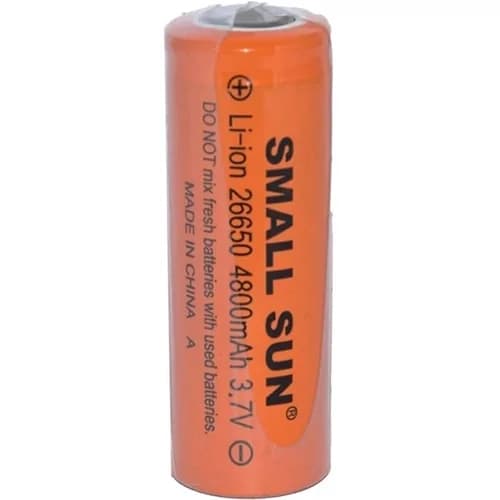 باتری لیتیوم یون اسمال سان مدل 26650 ظرفیت 4800 میلیآمپر