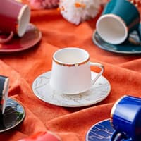 ست قهوه خوری ۶ نفره آجار میلا رنگی 90 میلی