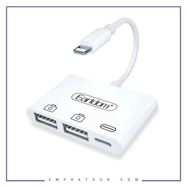 مبدل لایتنینگ به او تی جی Earldom lighting to OTG OT-44