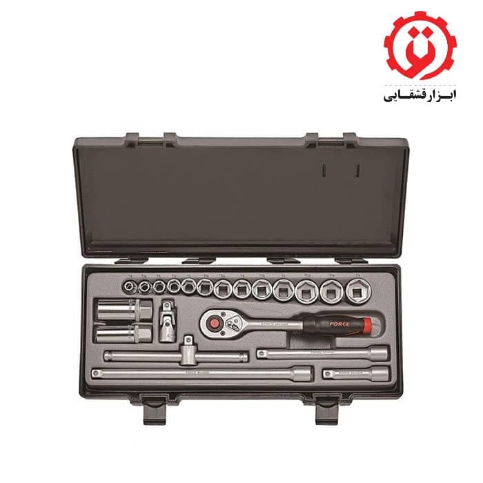 جعبه بکس 3/8 درایو 21 عددی 12 پر فورس مدل 3212S