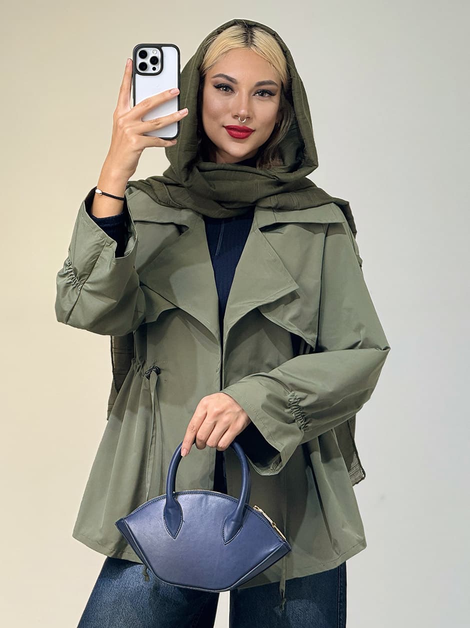 بارانی کمرگتر تولیدایواز کد 19704