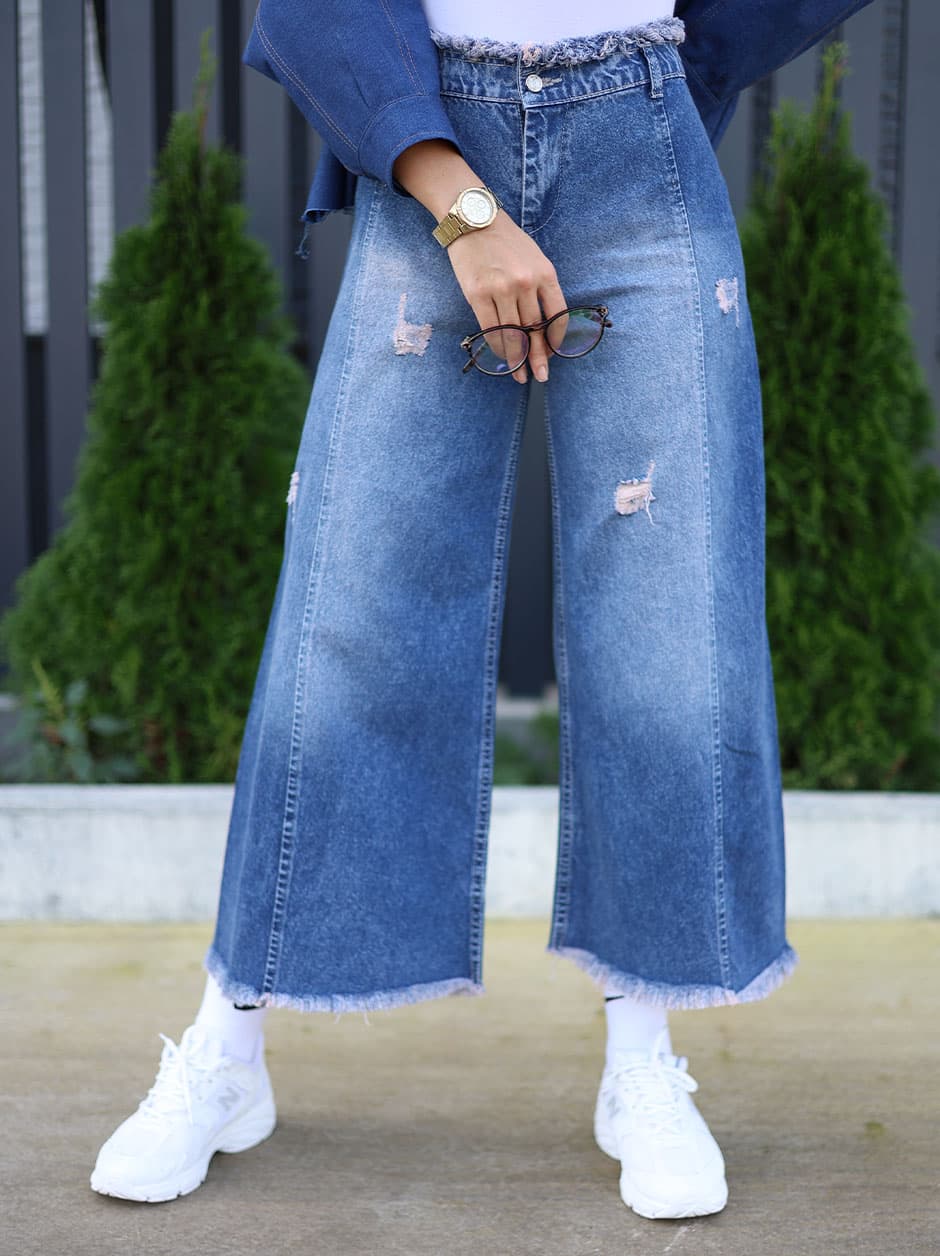 شلوار جین واید لگ کد 19852