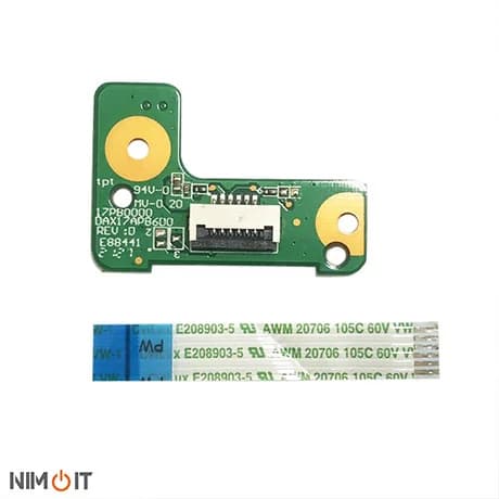 برد دکمه پاور لپ تاپ HP ENVY 17