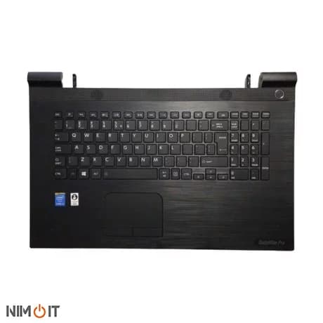قاب دور کیبورد همرا با کیبورد لپ تاپ TOSHIBA SATELLIT C75D-C C70 C75-C