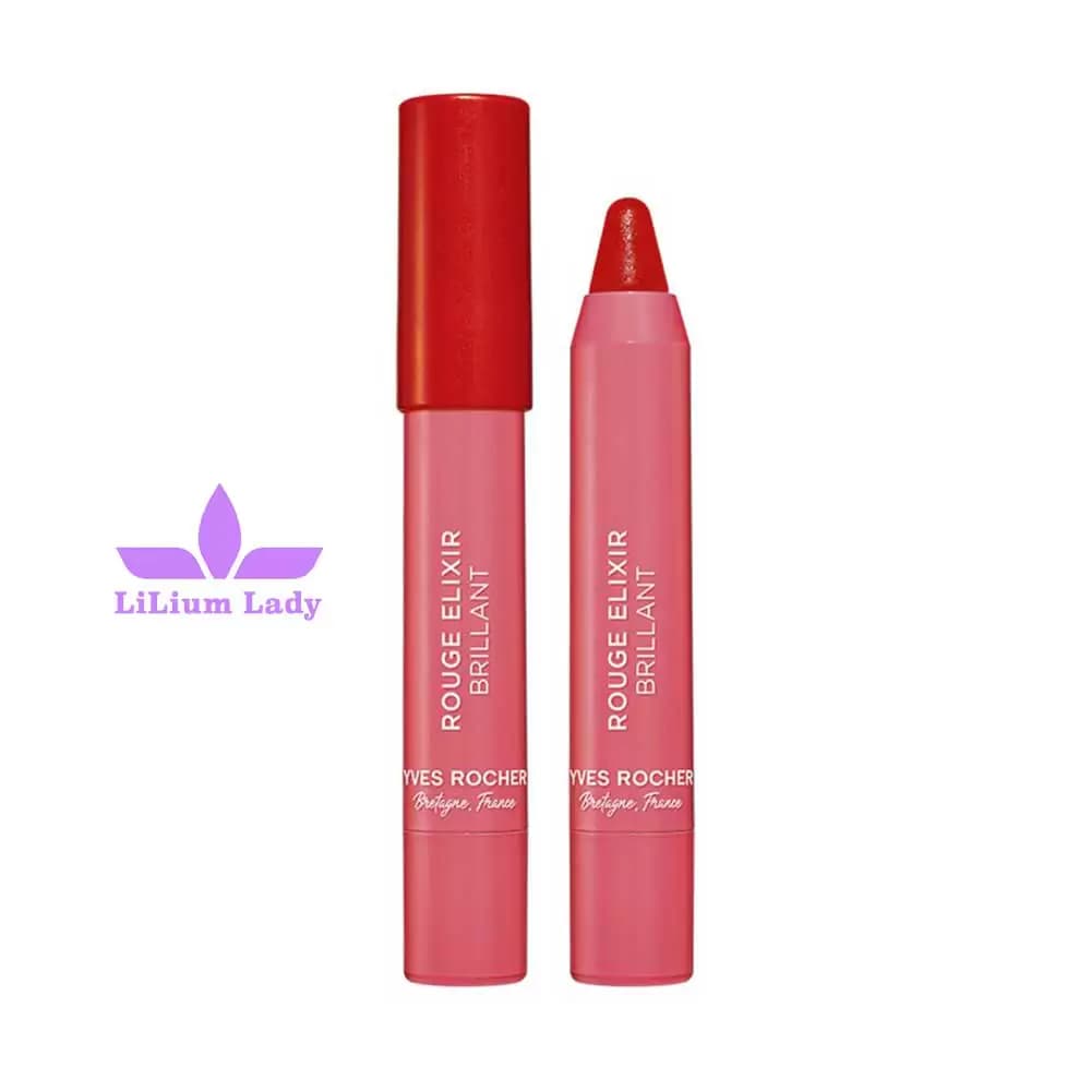 رژلب مدادی ایوروشه رنگ قرمز کاملیا