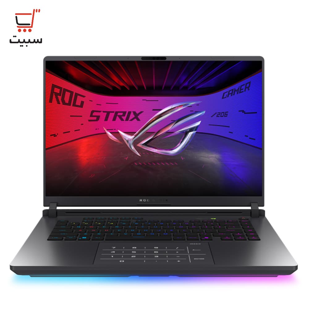 لپ تاپ 16 اینچی گیمینگ ایسوس مدل ROG Strix G16 2025 G615LP Ultra 9 275HX 64G 2T SSD 8G RTX 5070 WUXGA + پک دار