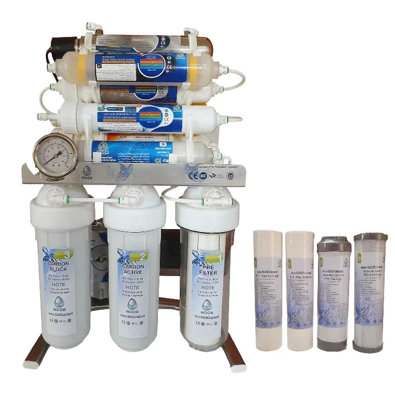 دستگاه تصفیه کننده آب نور مدل X chrome m1000 به همراه فیلتر بسته 4 عددی