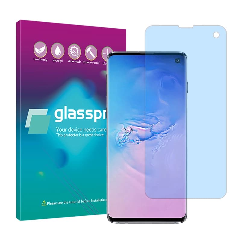 گلس گوشی سامسونگ Galaxy S10 آنتی بلو گلس پرو مدل Resistant