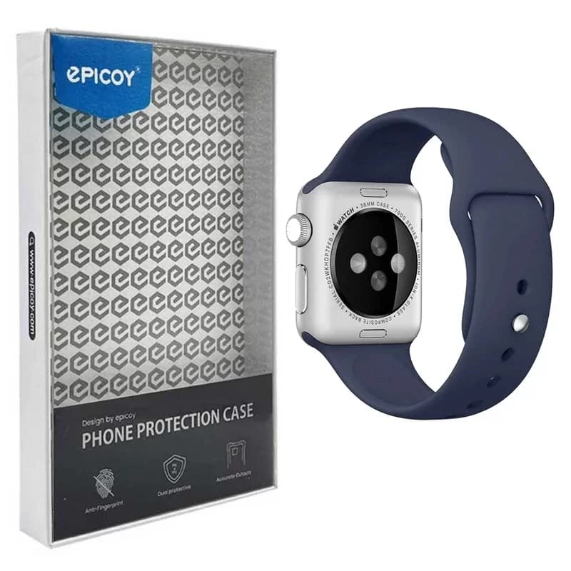 بند اپل واچ 38-40-41 میلی متری اپیکوی مدل SiliconBand