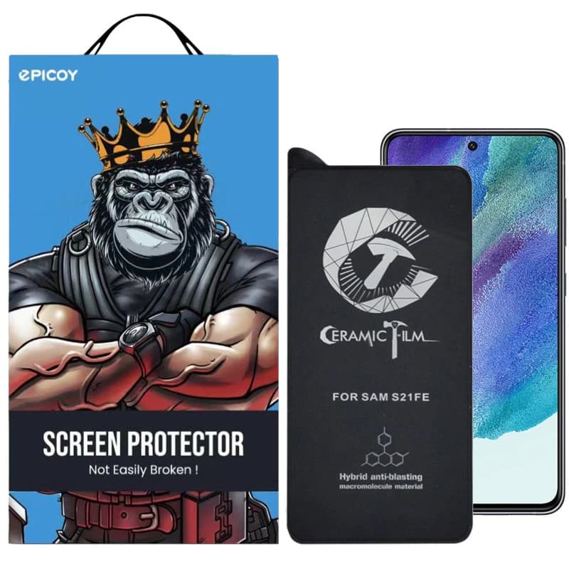 محافظ صفحه نمایش سرامیکی گوشی سامسونگ Galaxy S21 FE اپیکوی مدل CR7