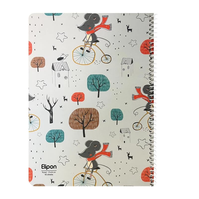 دفتر مشق 40 برگ الیپون مدل 2141222 کد 154201