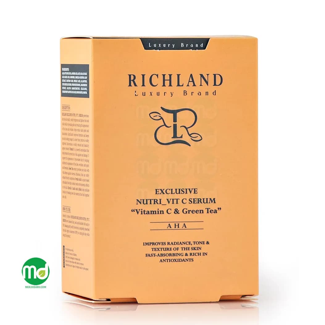 سرم روشن کننده پوست ریچلند حاوی ویتامین C