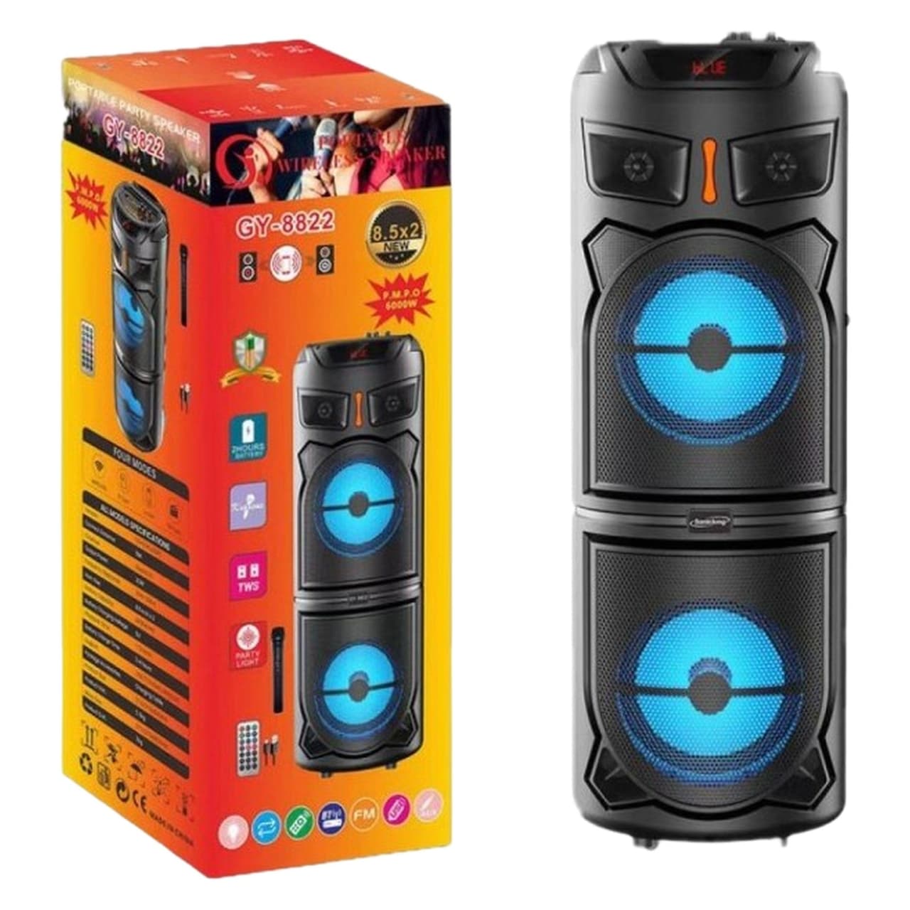 اسپیکر بلوتوثی مدل zqs 8221