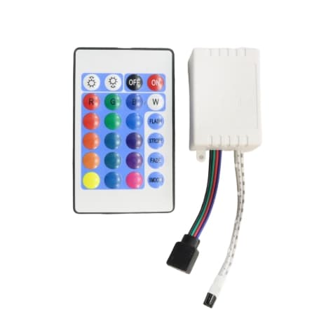 درایور و کنترلر RGB تک خروجی 24Key-6A - کنترل از راه دور