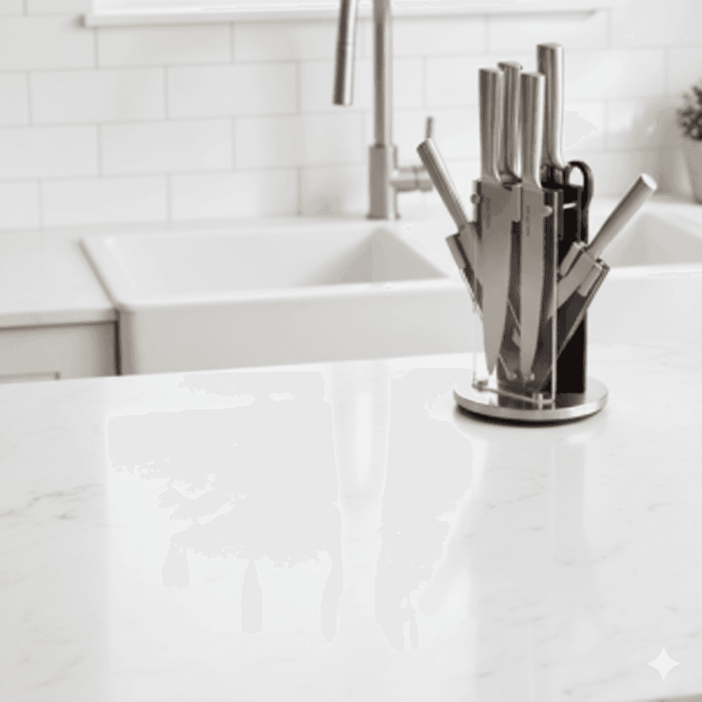 سرویس کارد و ساطور 8 پارچه گردان یونیک کد 5546 (خارجی درجه یک)